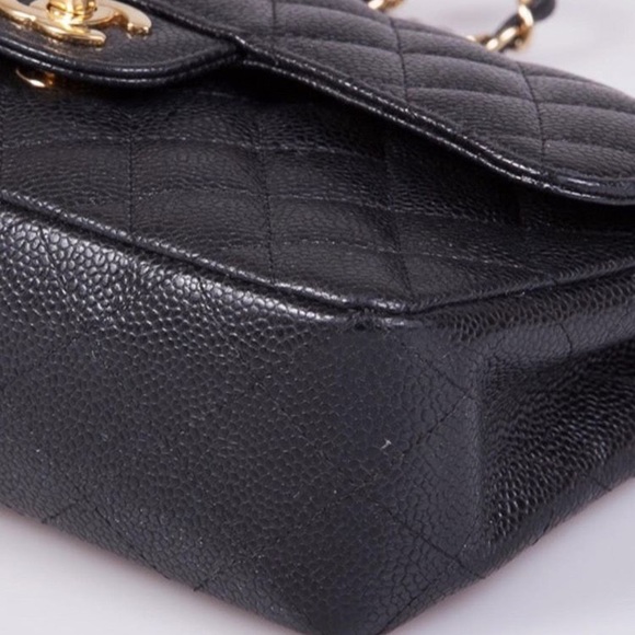 [SOLD] Chanel Small Classic Double Flap Bag Caviar - Picture 7 of 8